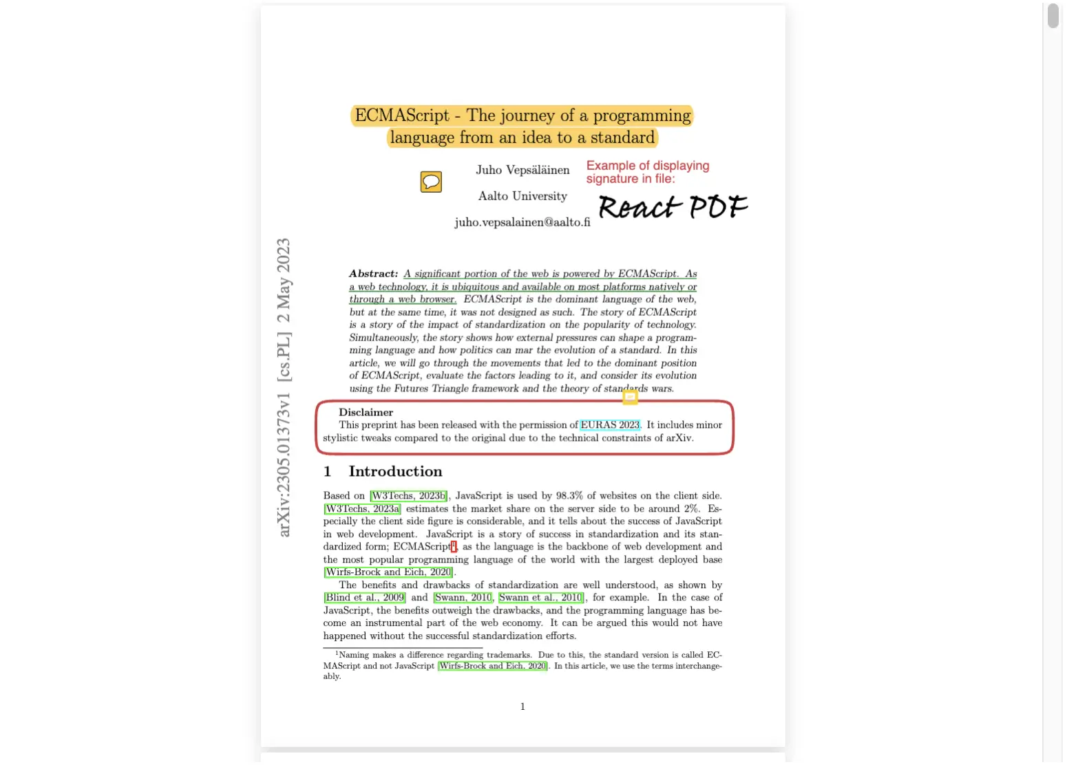 An example of how to hide toolbar
