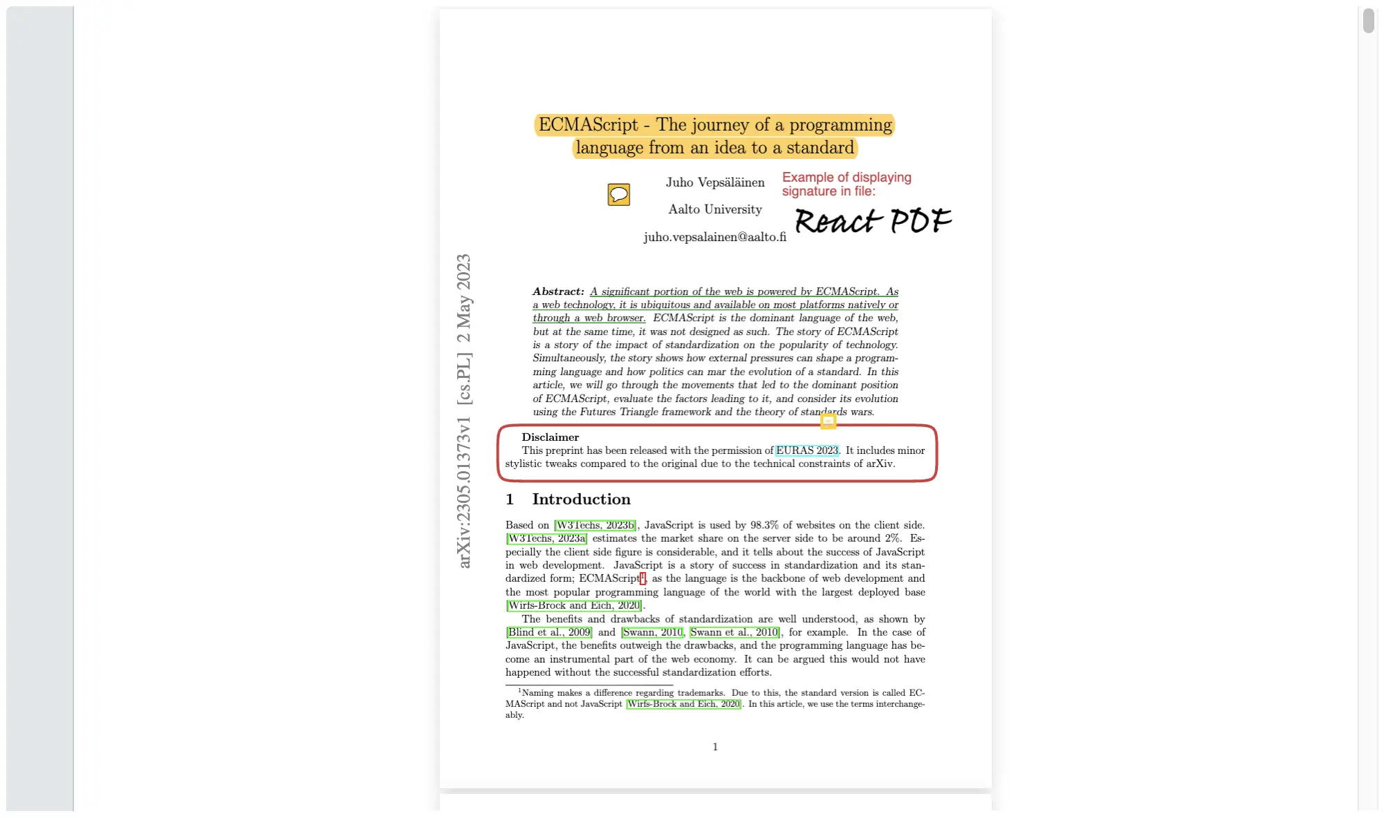 An example of how to hide topbar