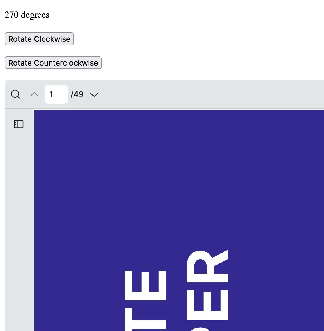 An example of how to add a custom button in a parent component