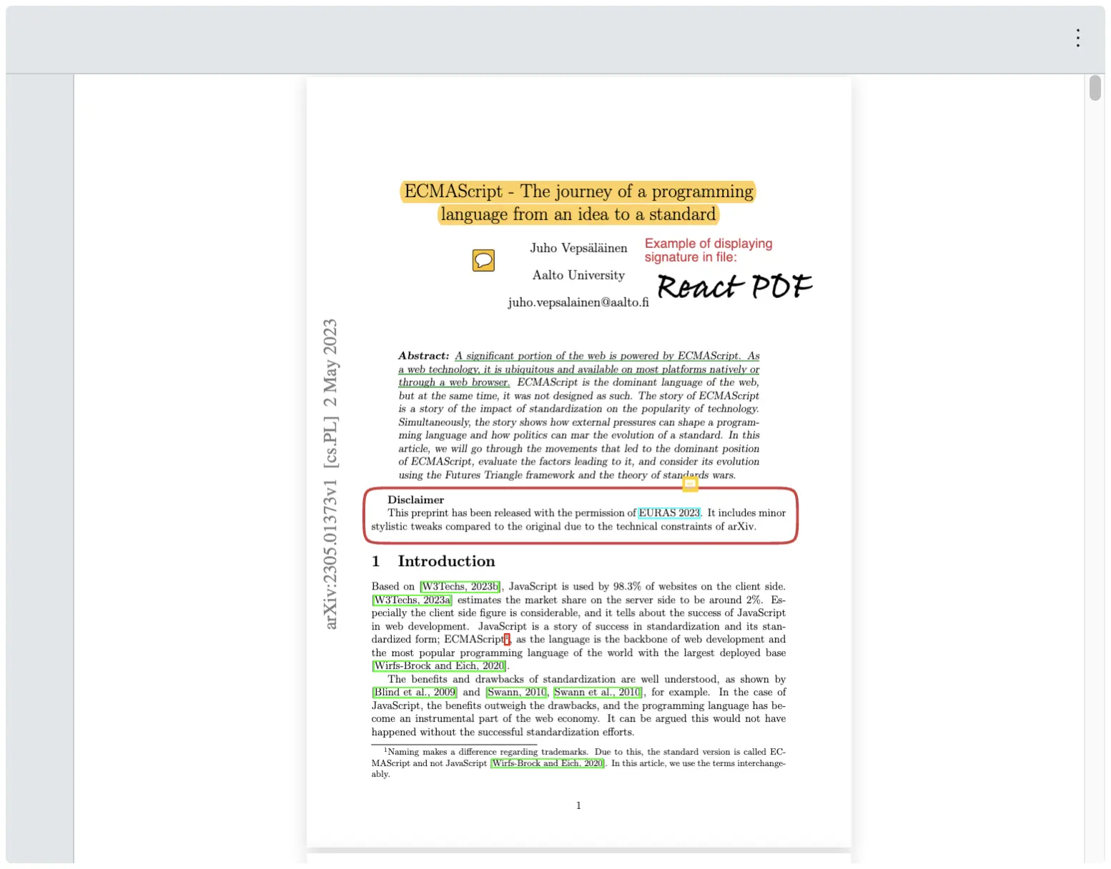 An example of how to hide all icons