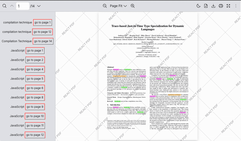 Jump to the next highlight keyword programmatically demonstration